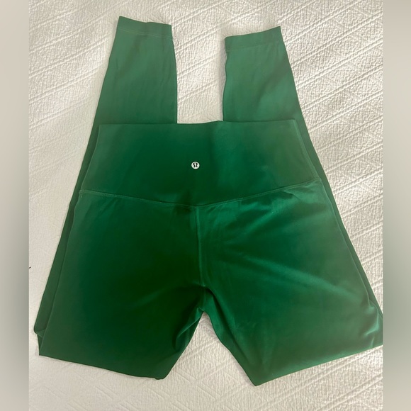Lululemon Wunder Under High-Rise Tight Green Sz 10 - Picture 4 of 5